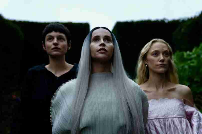 100 Nights of Hero - Felicity Jones, Emma Corrin, and Maika Monroe