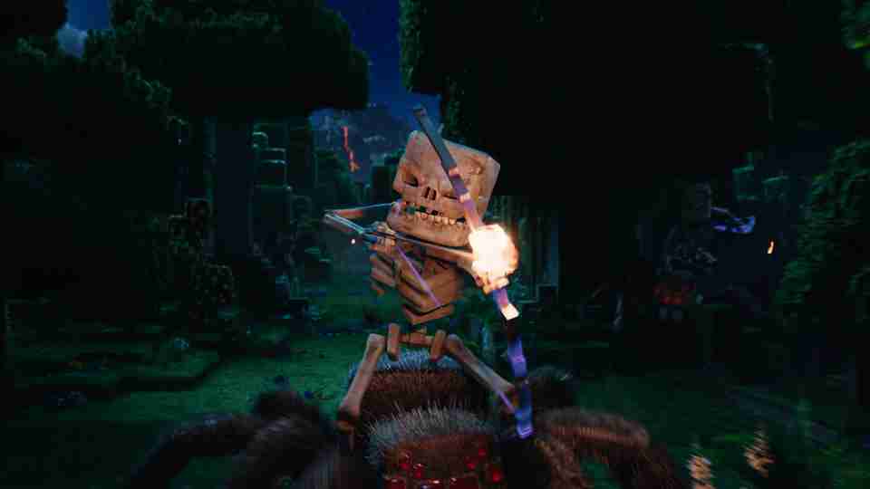 A Minecraft Movie - Skeleton in Forest