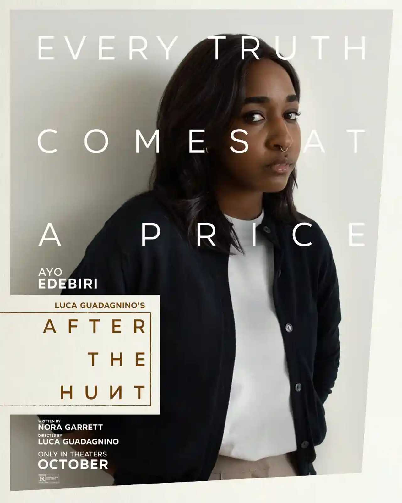 After the Hunt - Ayo Edebiri Character Poster	