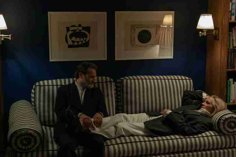 After The Hunt - Julia Roberts and Michael Stuhlbarg on the Couch