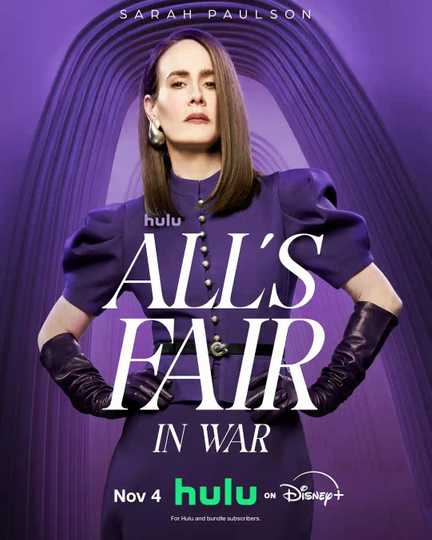 All's Fair Season 1 - Sarah Paulson Character Poster