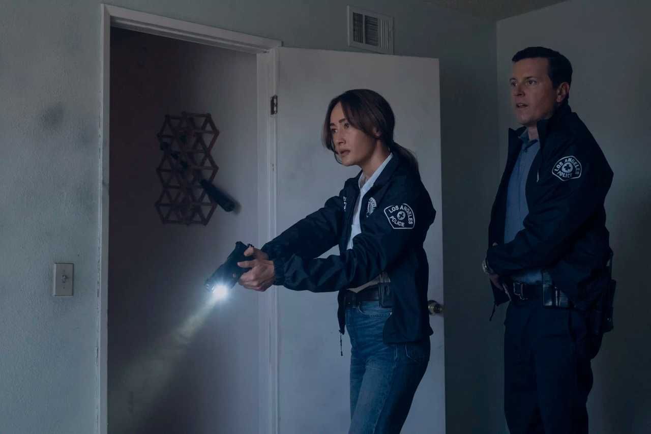 Ballard Season 1 - Maggie Q and Michael Mosley as LAPD Detectives