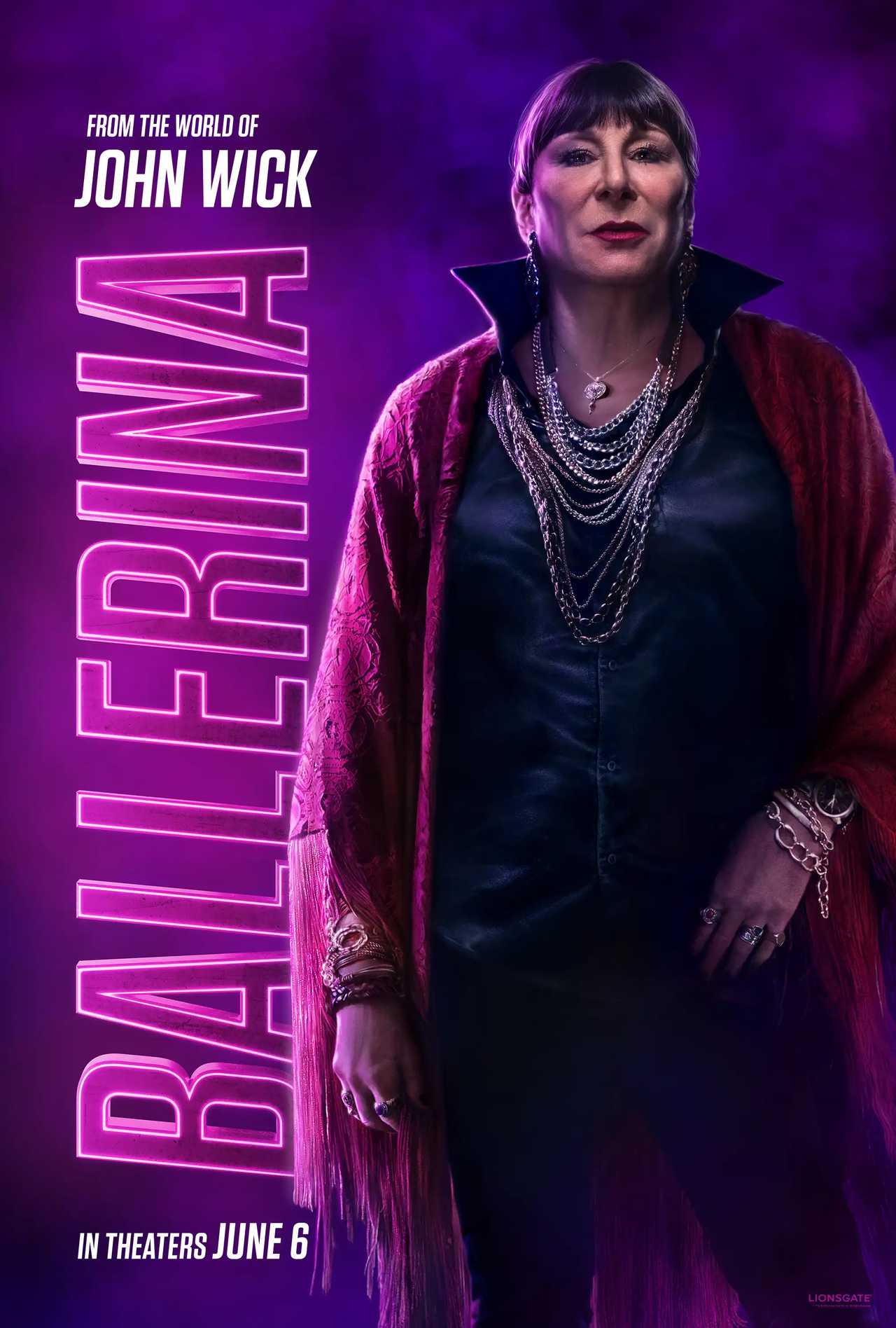 Ballerina - Anjelica Huston Character Poster