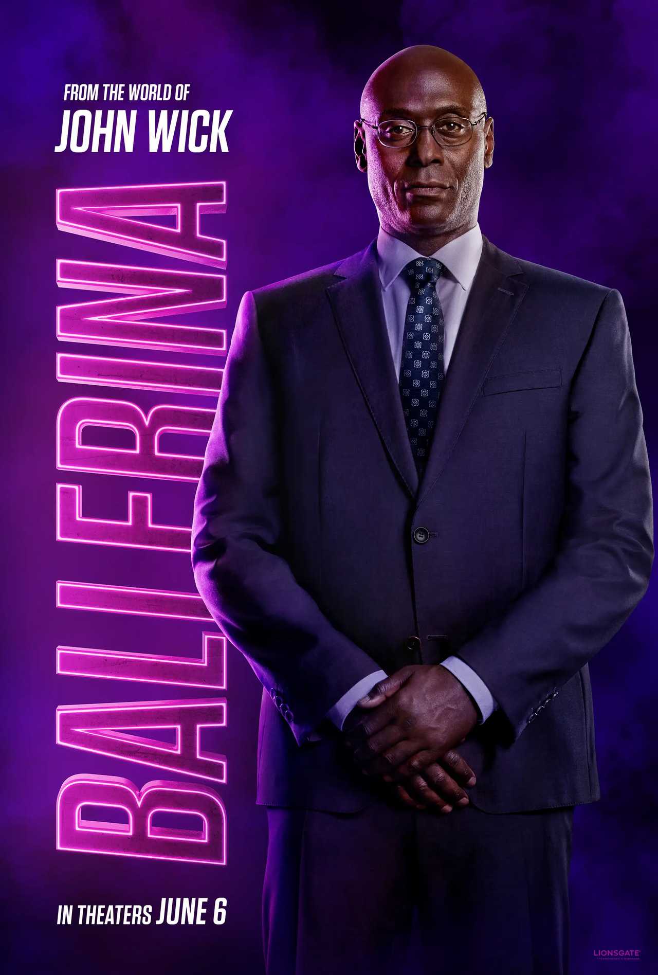 Ballerina - Lance Reddick Character Poster