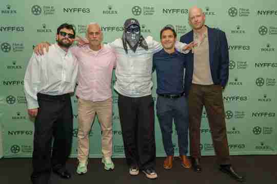 Barrio Triste - Esteban Zuluaga, James Clauer, Stillz, Eric Kohn and Adam Robinson at the NYFF Screenings