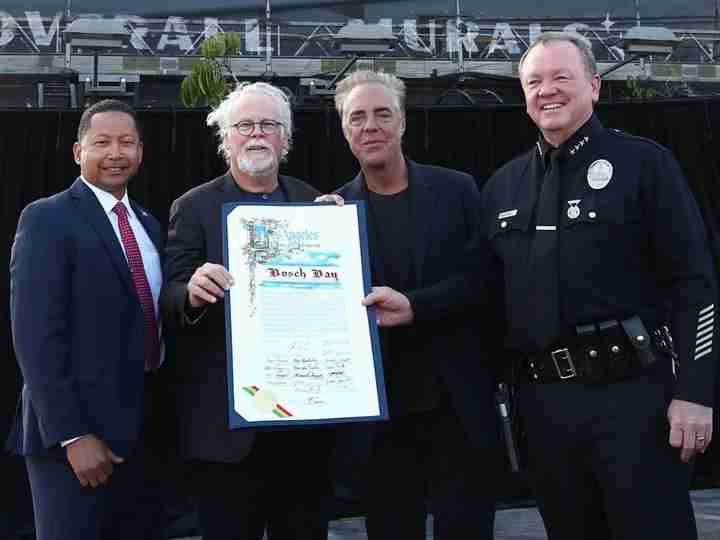 Bosch Legacy - Titus Welliver & Michael Connelly Honored at Final Season LA Bosch Day Celebration