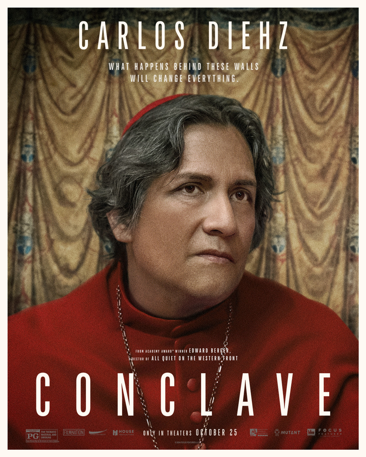 Conclave - Benitez Character Poster