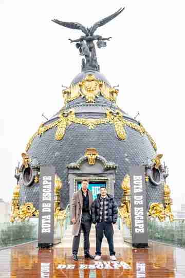 Crime 101 - Chris Hemsworth and Bart Layton at the Madrid