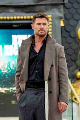 Crime 101 - Chris Hemsworth at the Madrid Photocall