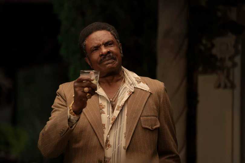 Duster Season 1 - Keith David in a Vintage Tan Suit in Episode 1