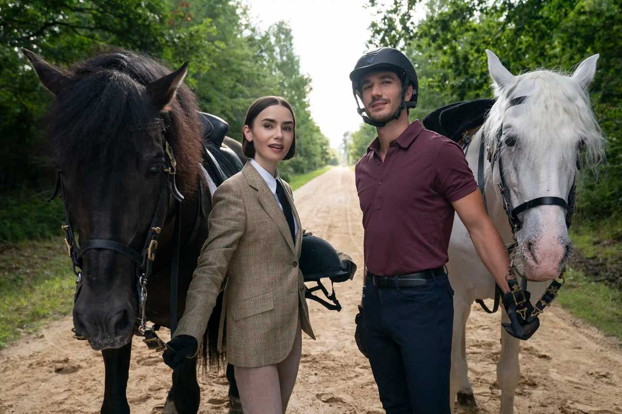 Emily in Paris Season 5 - First Look at Lily Collins and Eugenio Franceschini