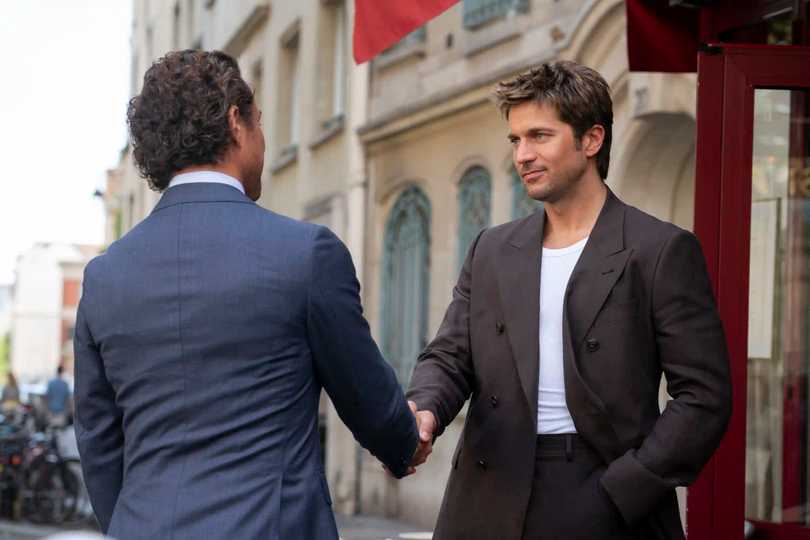 Emily in Paris Season 5 - First Look at William Abadie and Lucas Bravo