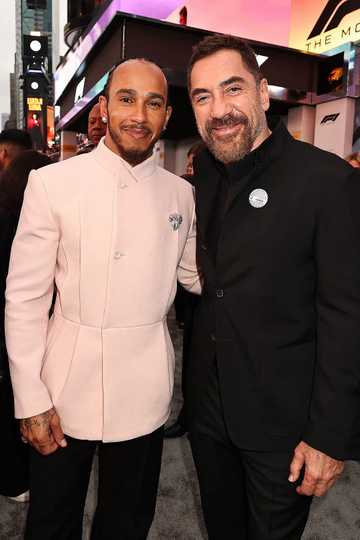 F1® The Movie - Javier Bardem and Lewis Hamilton at World Premiere New York City