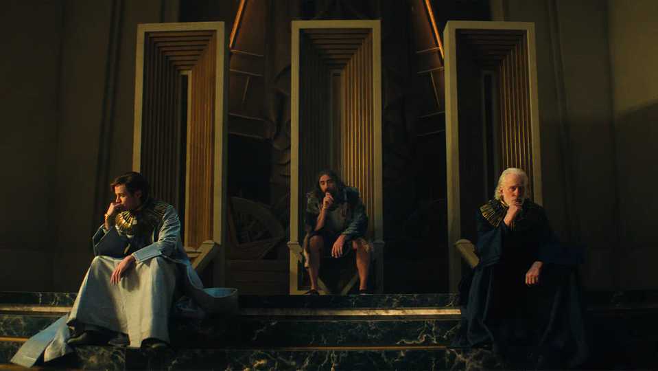 Foundation Season 3 - First Look at Cassian Bilton, Lee Pace and Terrence Mann