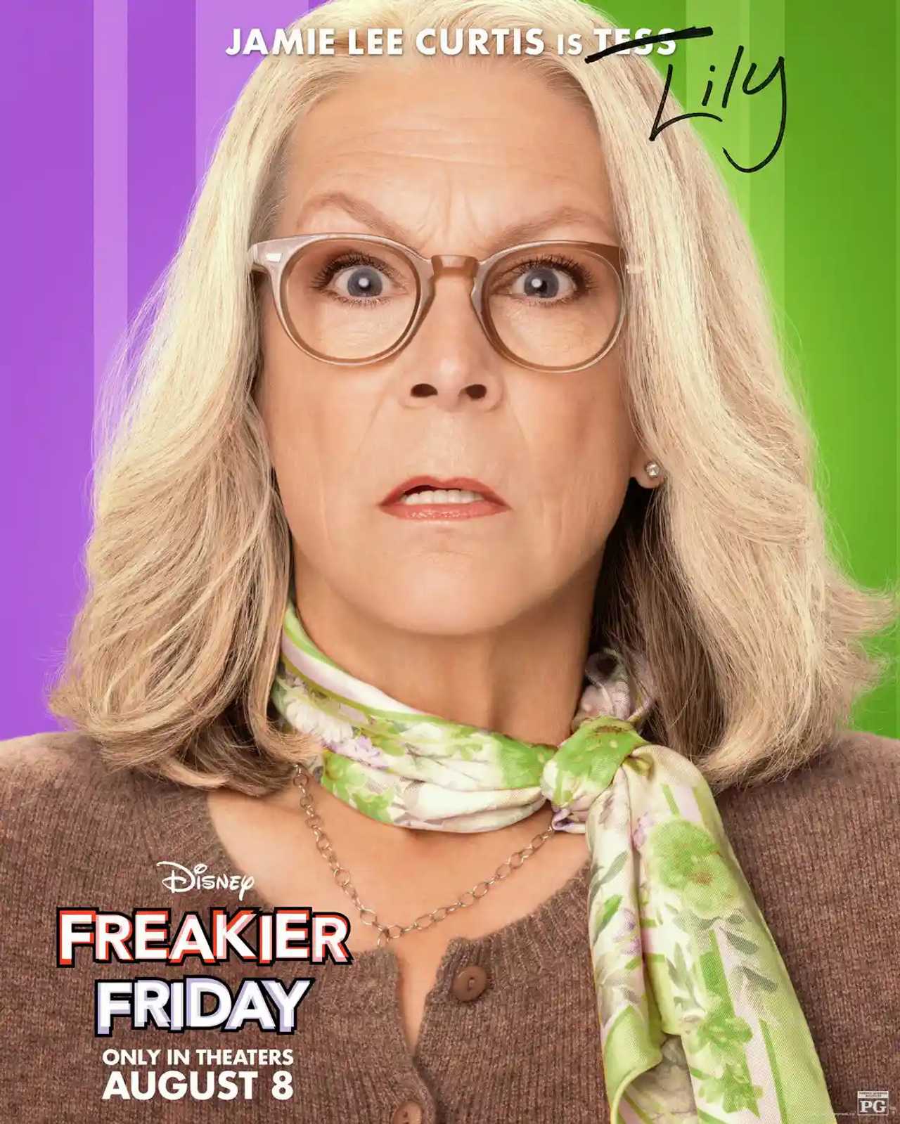 Freakier Friday - Jamie Lee Curtis Character Poster