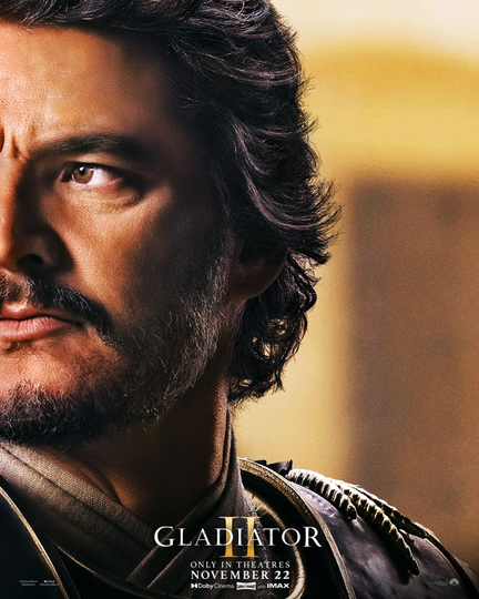 Gladiator II Poster of Pedro Pascal as General Acacius