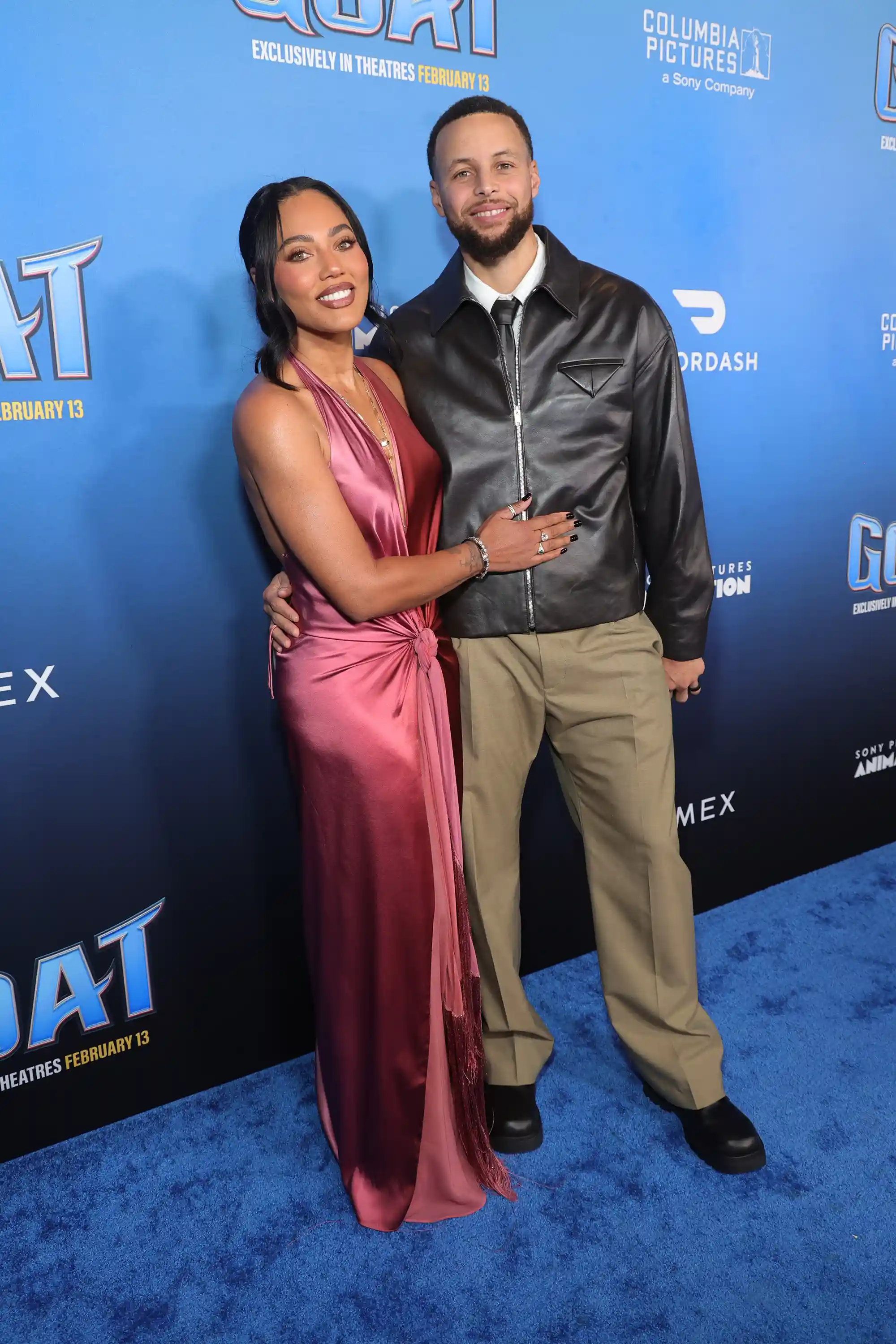 GOAT - Ayesha Curry and Stephen Curry at the World Premiere