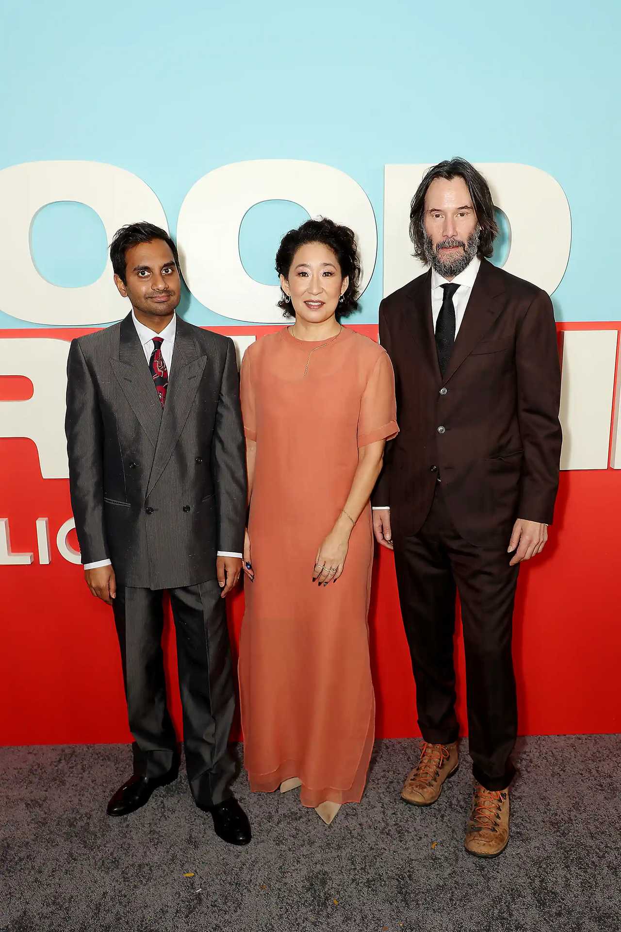 Good Fortune - Keanu Reeves, Sandra Oh and Aziz Ansari at the New York Premiere