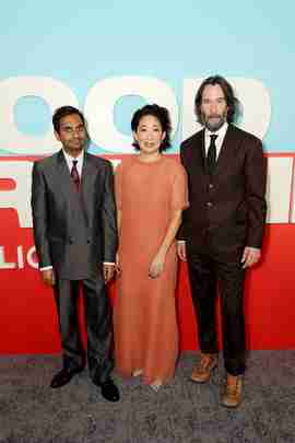 Good Fortune - Keanu Reeves, Sandra Oh and Aziz Ansari at the New York Premiere