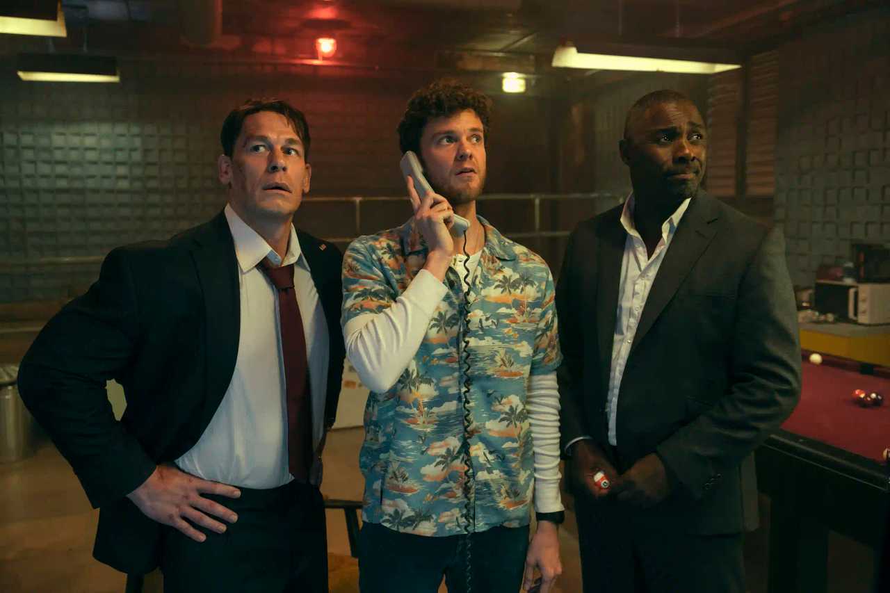 Heads of State - John Cena, Jack Quaid and Idris Elba Scene