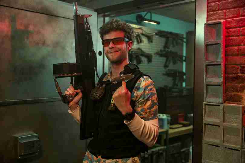 Heads of State - Jack Quaid with the Weapon