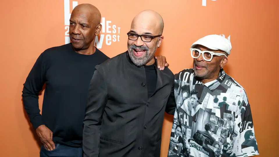 Highest 2 Lowest - Denzel Washington, Jeffrey Wright and Spike Lee at New York Premiere
