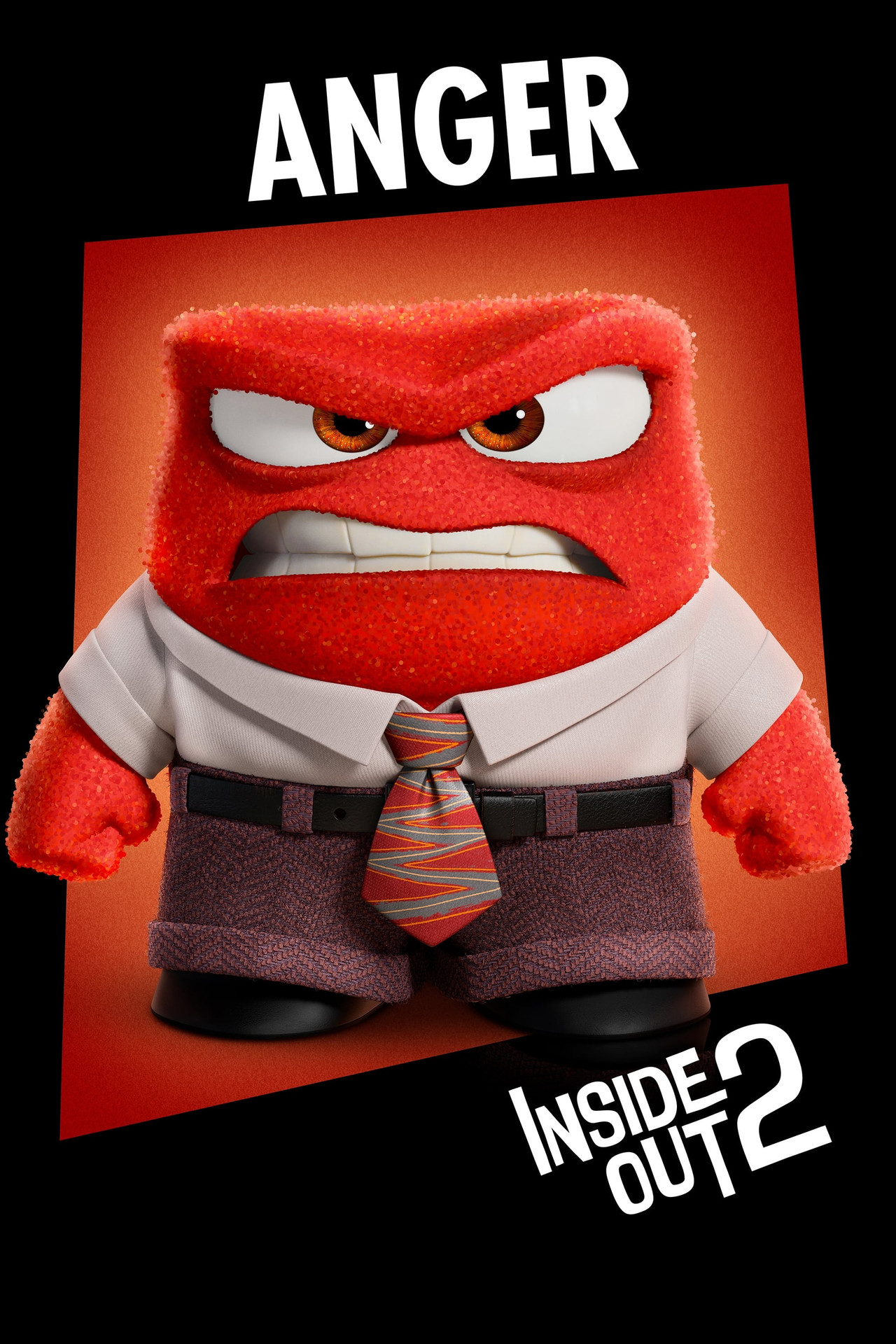 Inside Out 2 – Anger Character Poster