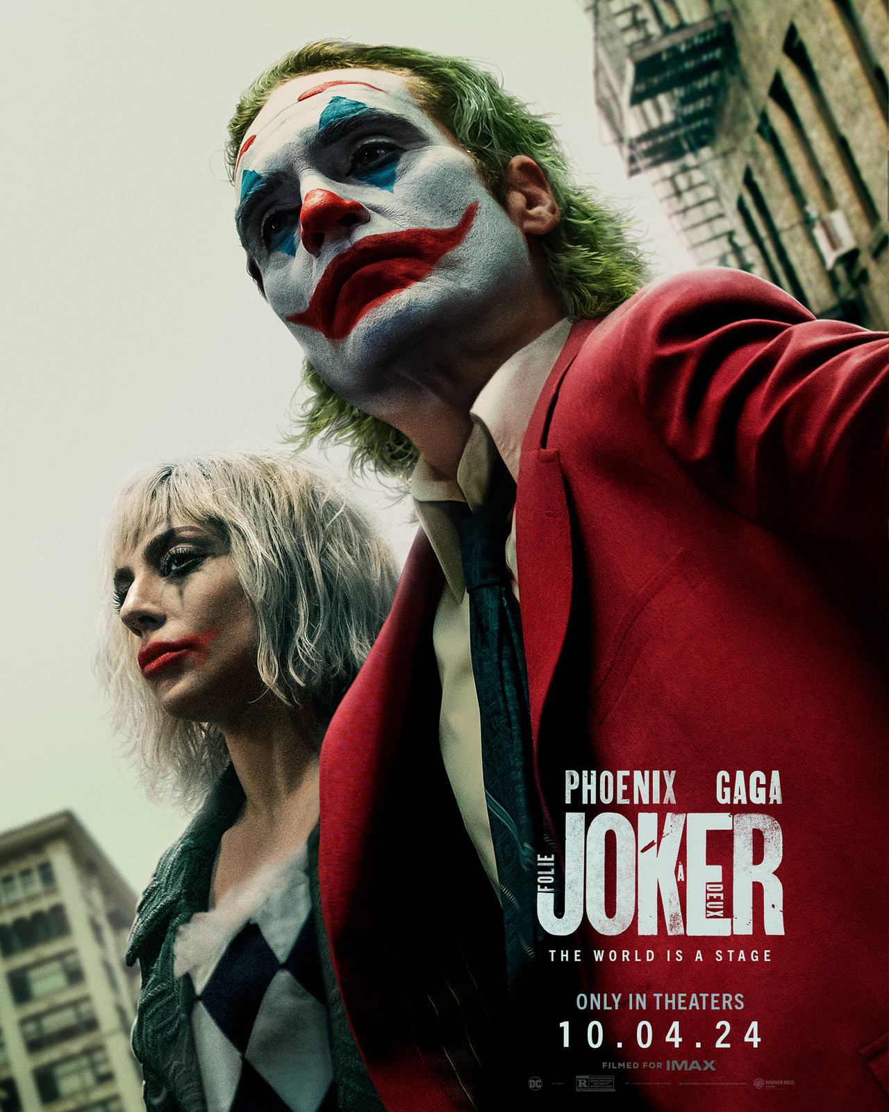 Joker: Folie à Deux poster with Lady Gaga and Joaquin Phoenix