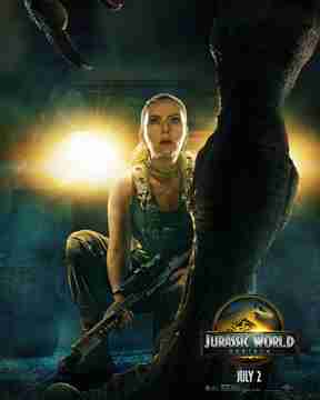 Jurassic World Rebirth - Scarlett Johansson Character Poster
