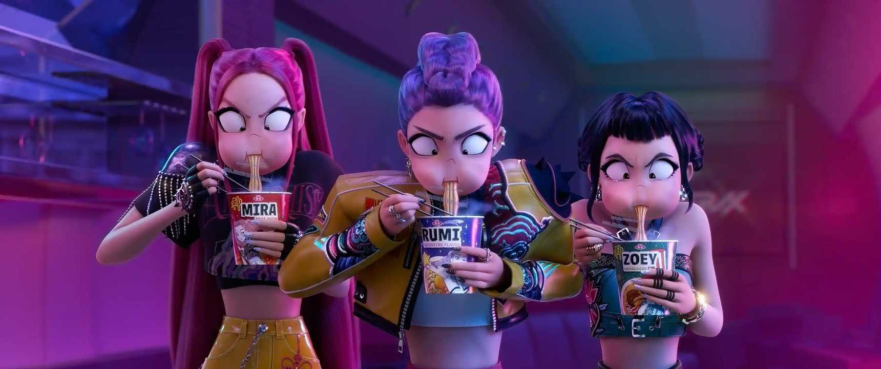 KPop Demon Hunters - Kpop superstars Rumi, Mira and Zoey