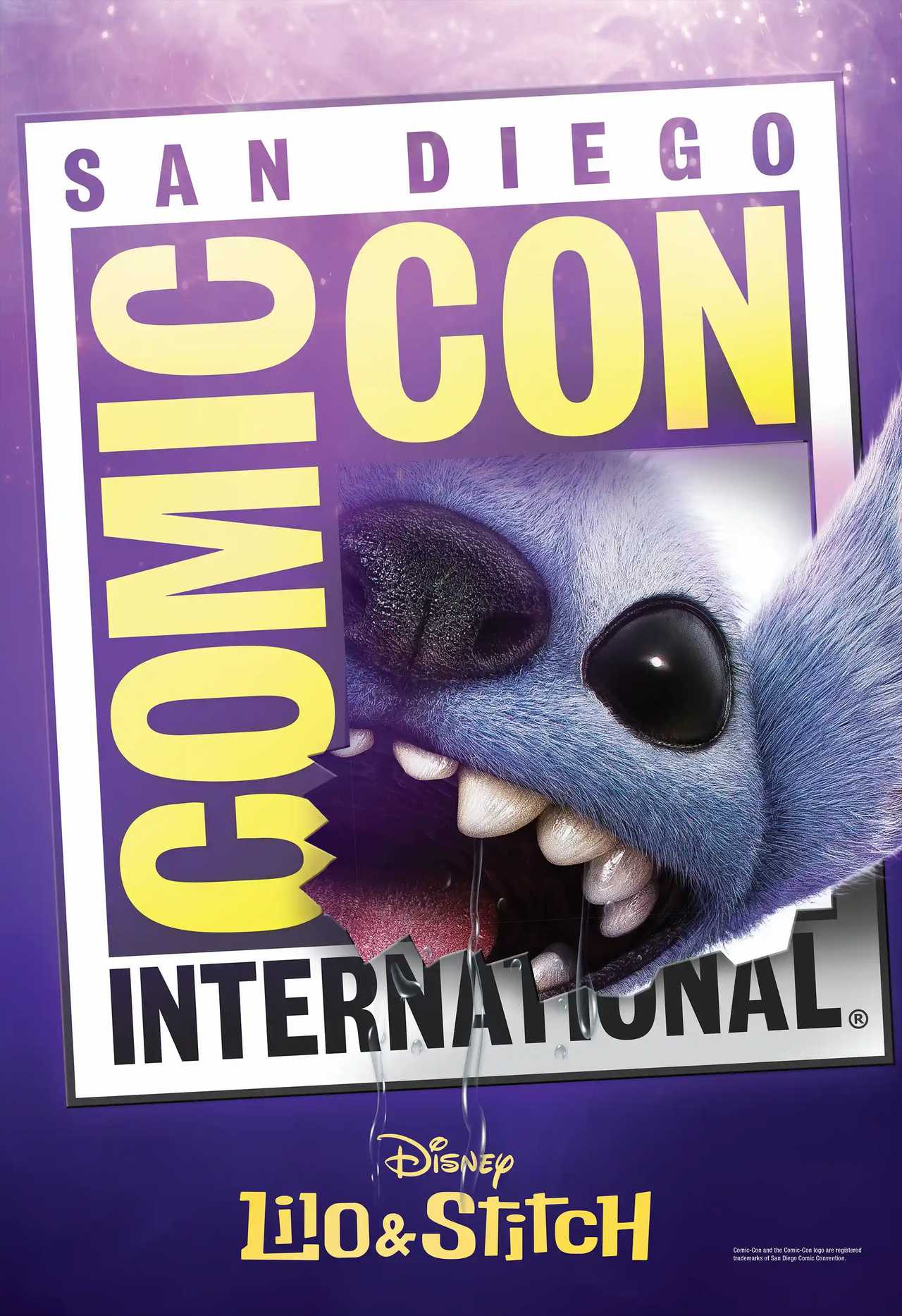 Lilo & Stitch - SDCC 2025 Poster Stitch 2