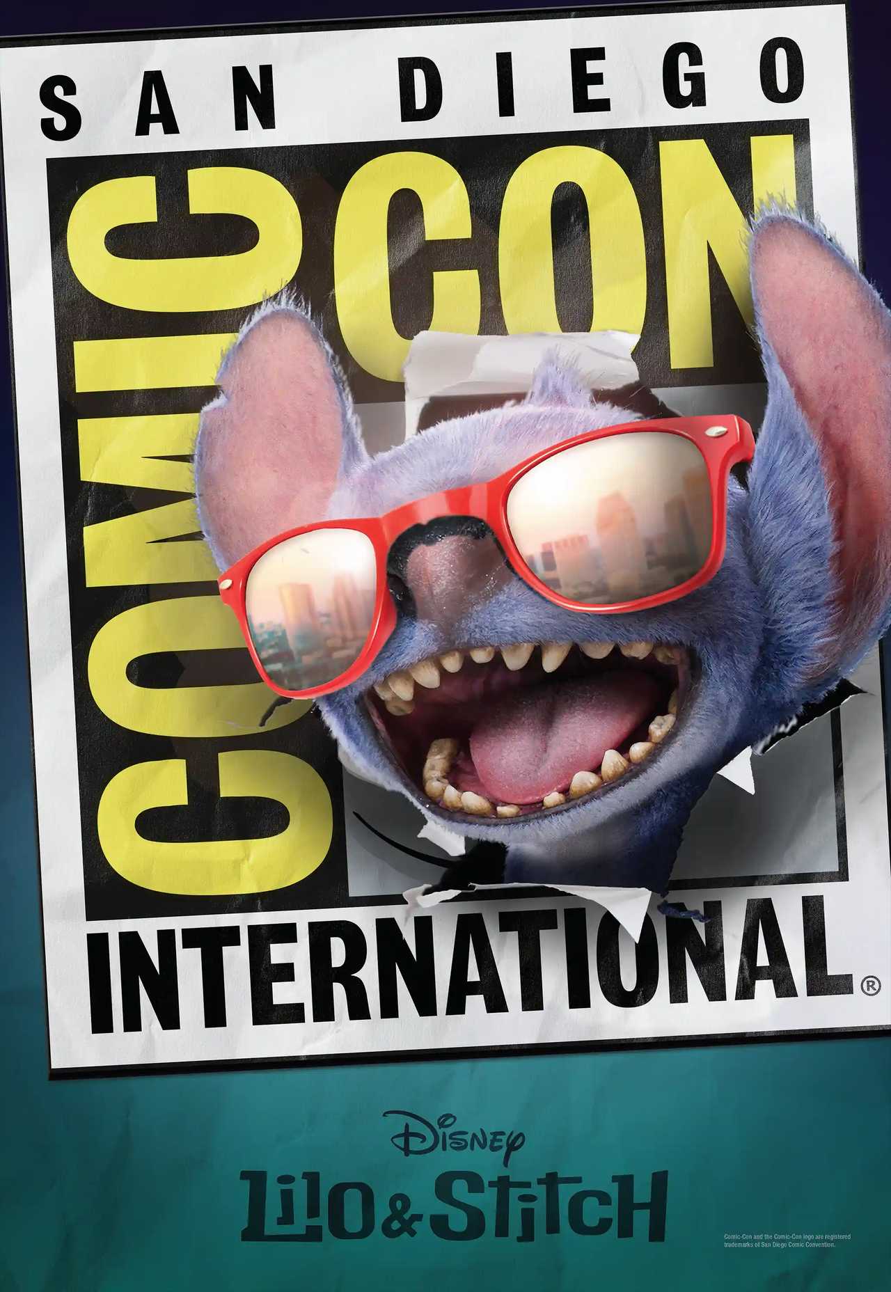 Lilo & Stitch - SDCC 2025 Poster Stitch