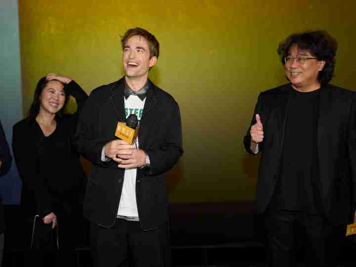 Mickey 17 - Robert Pattinson and Bong Joon-ho at a Fan Screening