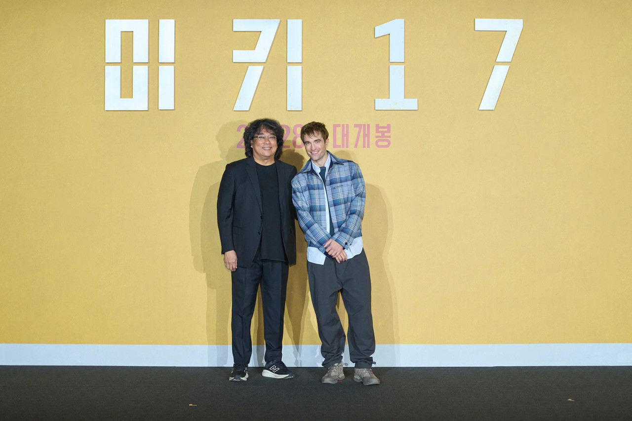 Mickey 17 - Bong Joon-ho and Robert Pattinson at Korea Press Conference