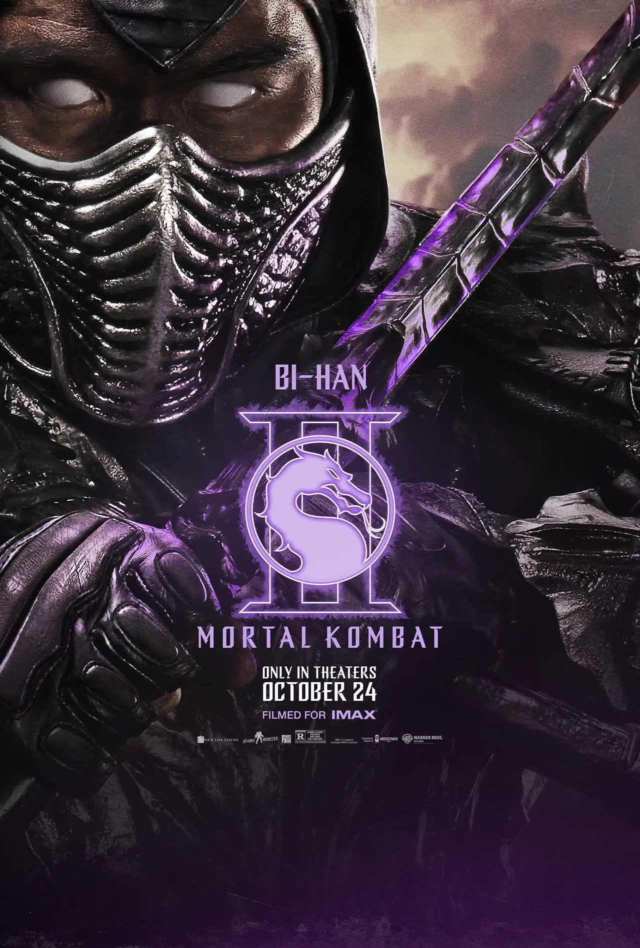 Mortal Kombat II - Bi-Han Character Poster