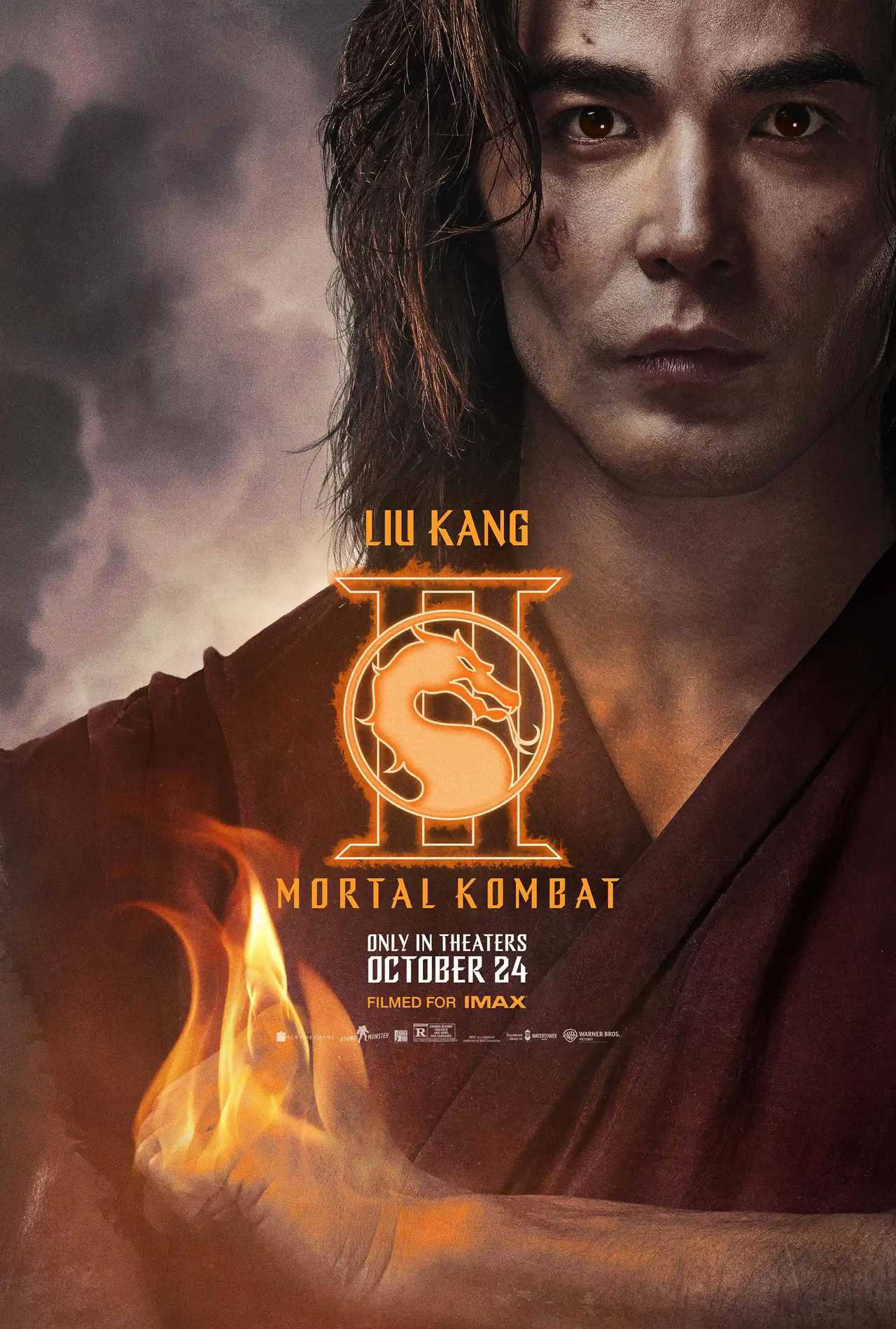 Mortal Kombat II - Liu Kang Character Poster