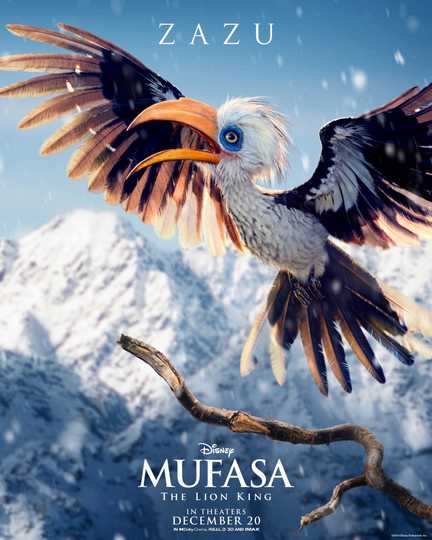 Mufasa: The Lion King - Zazu Character Poster