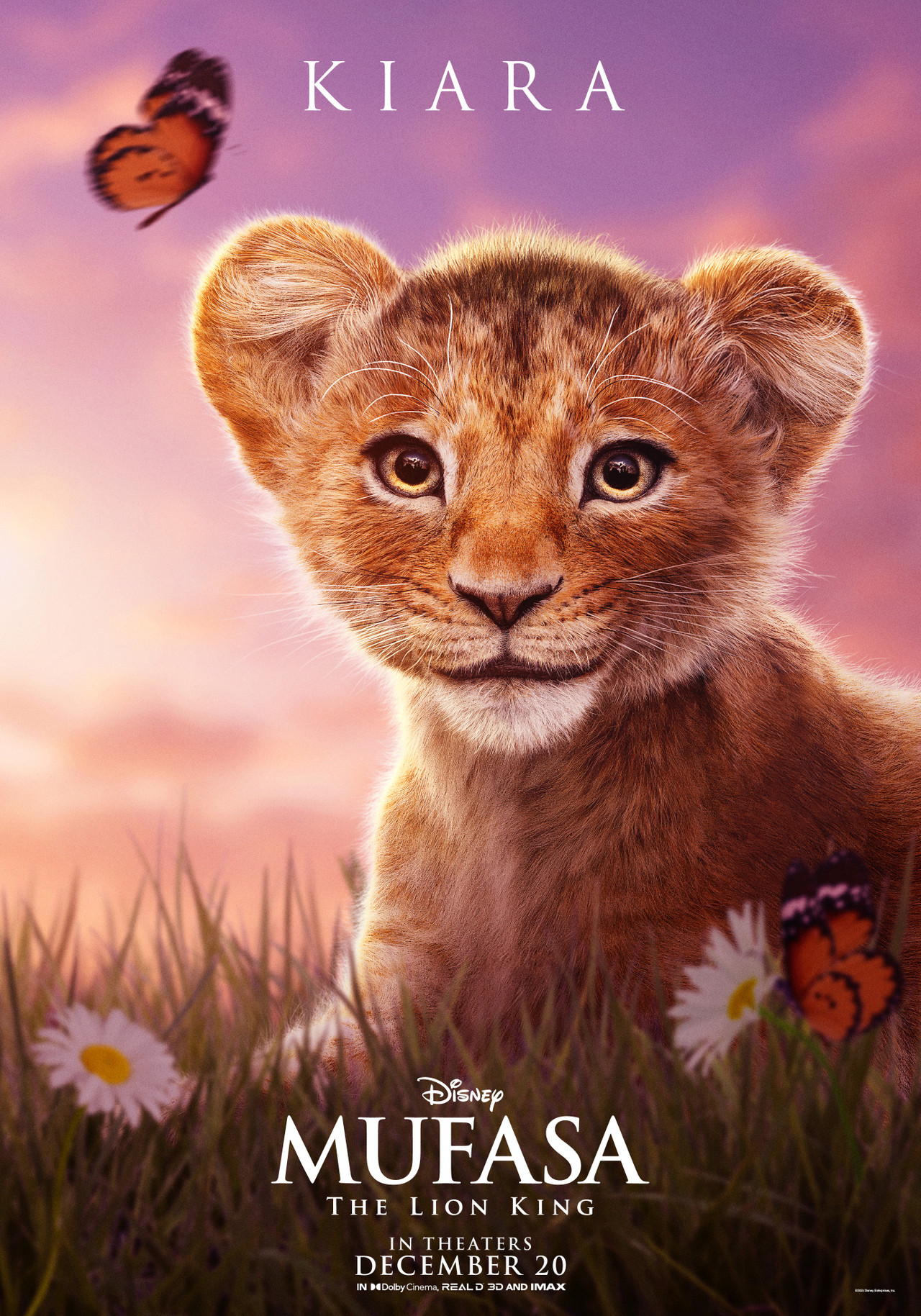 Mufasa: The Lion King - Kiara character poster