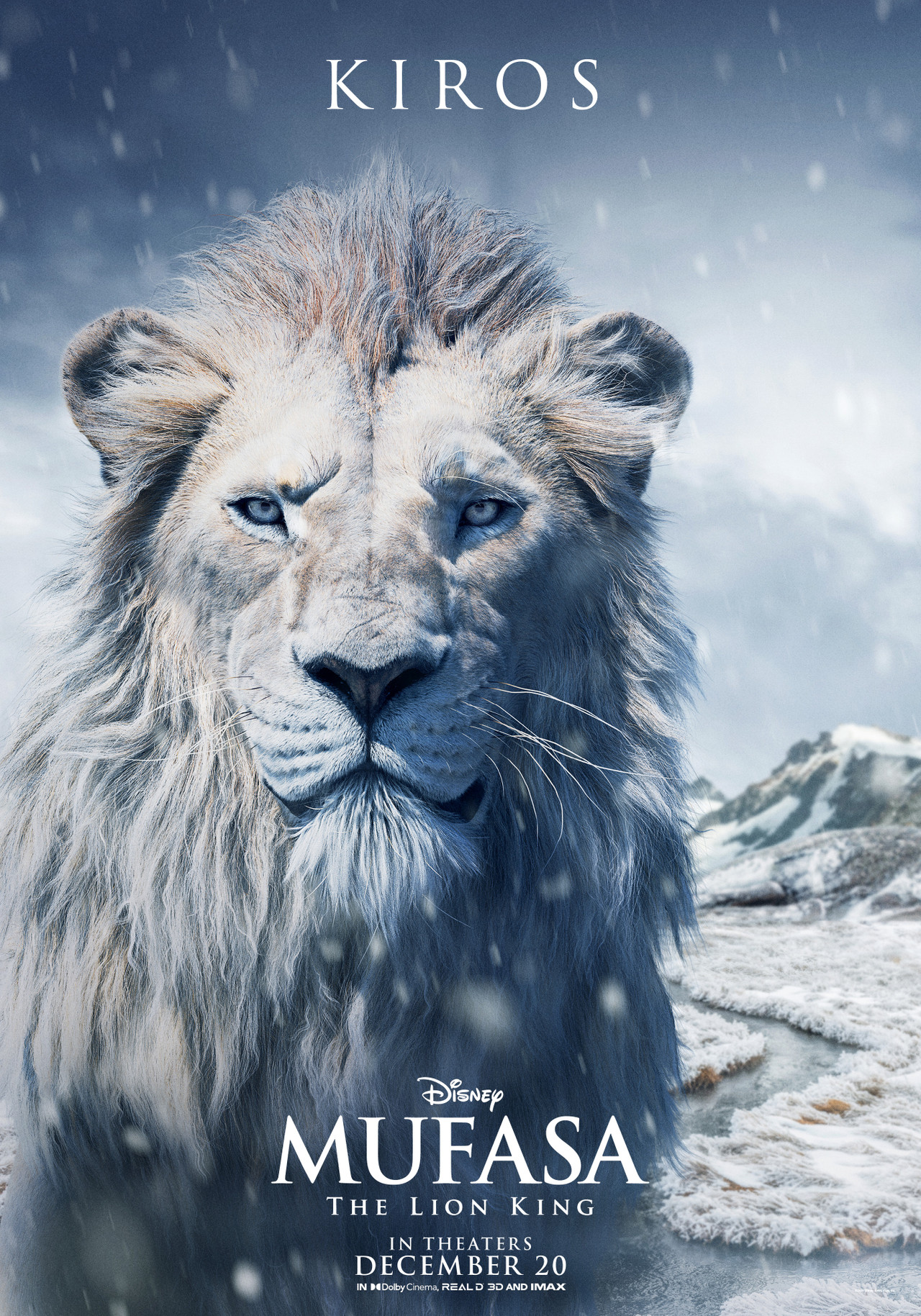 Mufasa: The Lion King - Kiros character poster