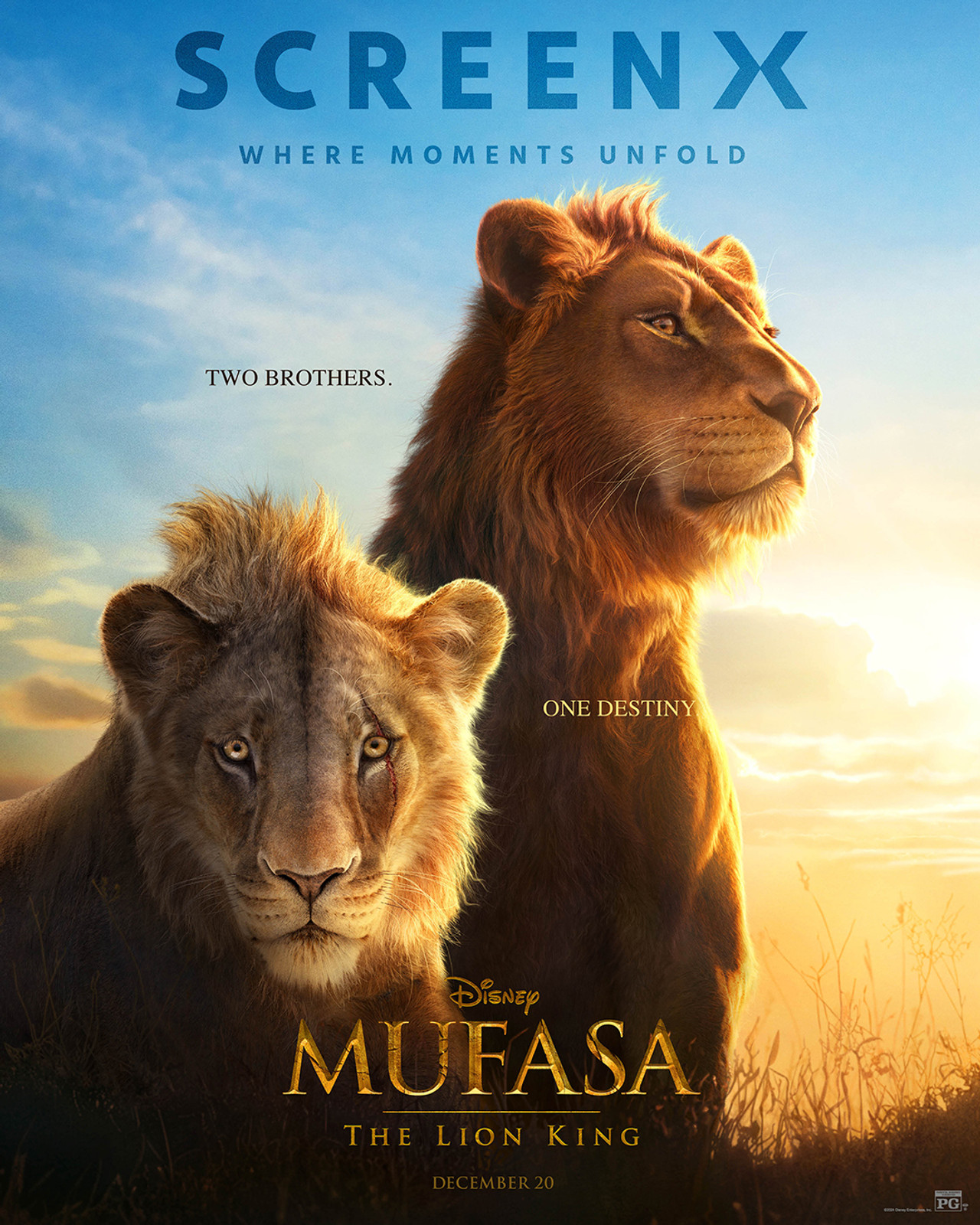 Mufasa: The Lion King - ScreenX Movie Poster