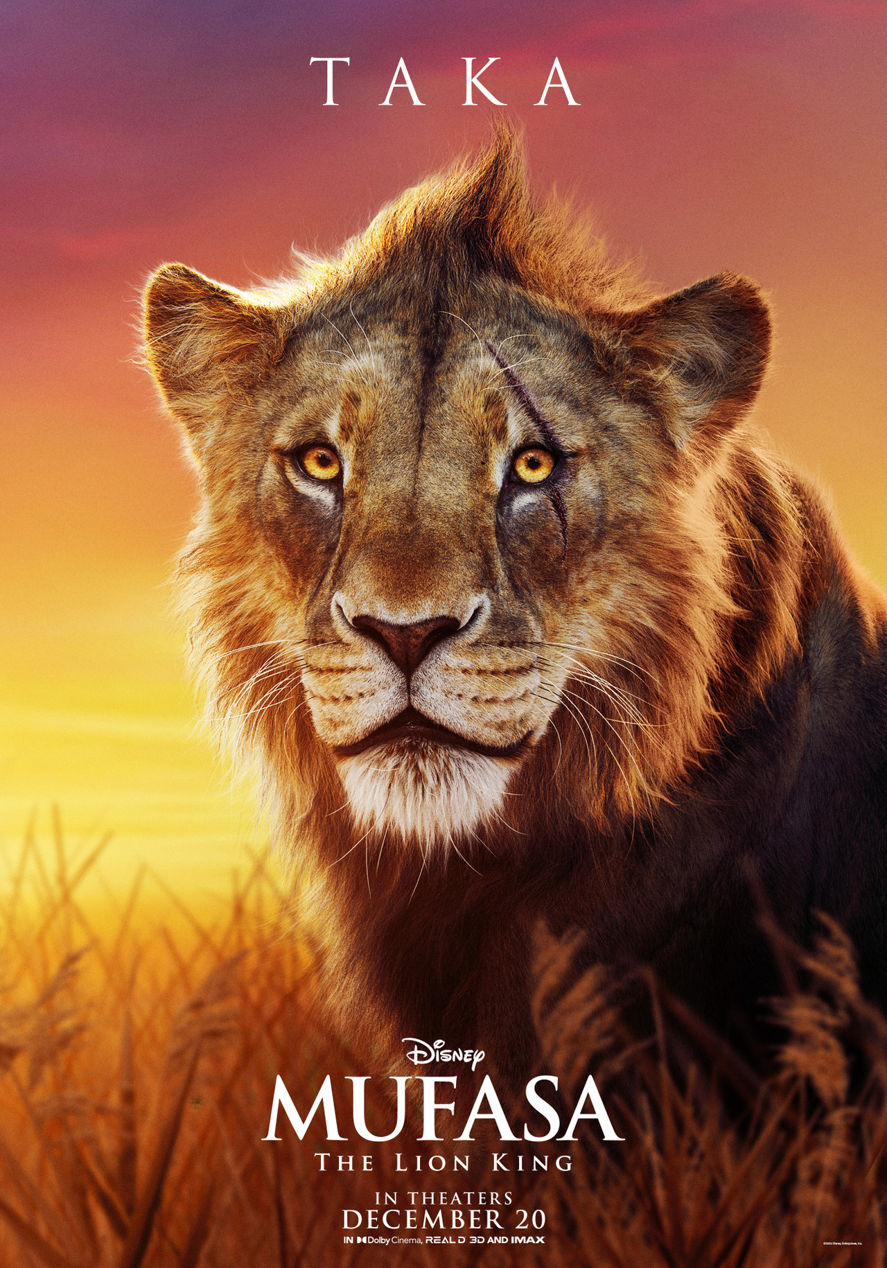 Mufasa: The Lion King - Taka character poster