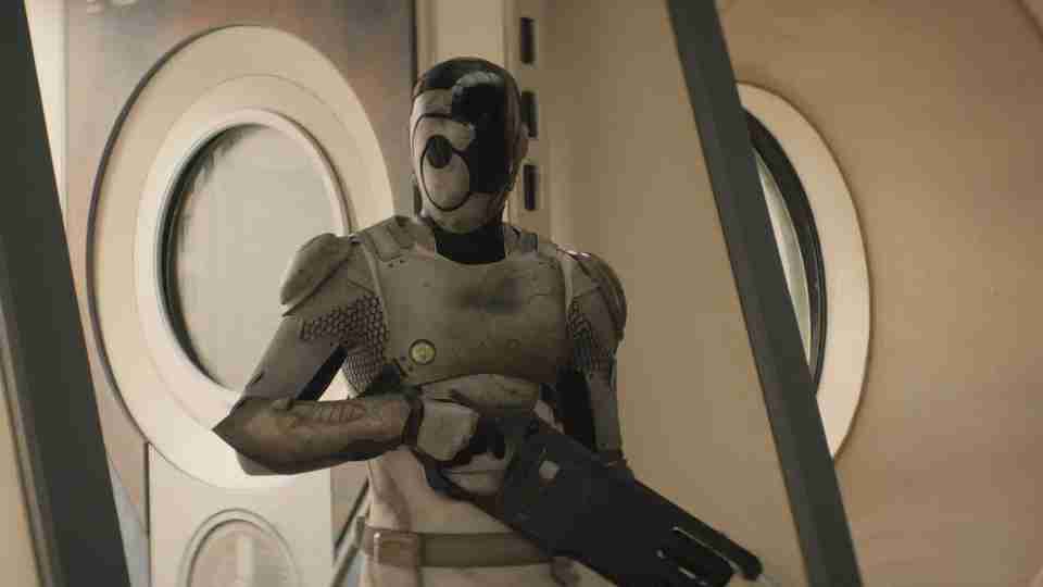 Murderbot Season 1 - Alexander Skarsgård with a Weapon