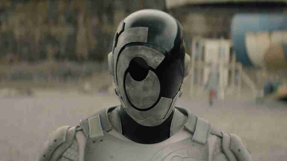 Murderbot Season 1 - Alexander Skarsgård in Full Combat Armor