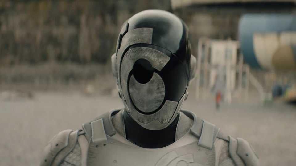 Murderbot Season 1 - Alexander Skarsgård in Full Combat Armor