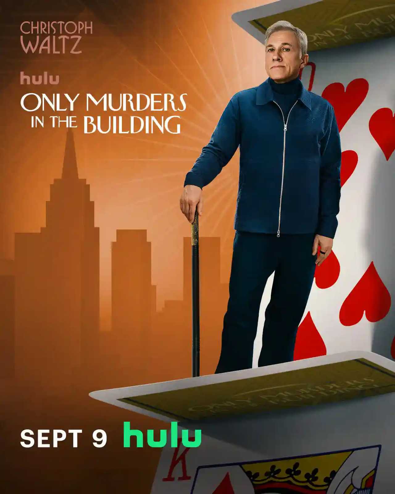 Only Murders in the Building Season 5 - Christoph Waltz Character Poster
