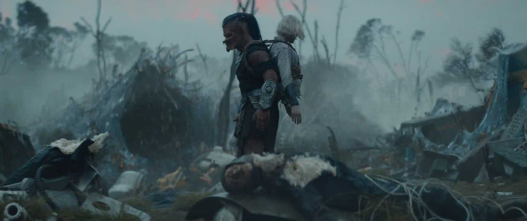 Predator: Badlands - Predator Warrior and Human