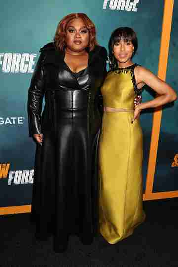 Shadow Force - Da'Vine Joy Randolph and Kerry Washington at New York Premiere