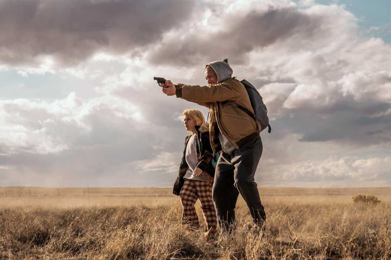 She Rides Shotgun - First Look at Ana Sophia Heger and Taron Egerton with the Gun