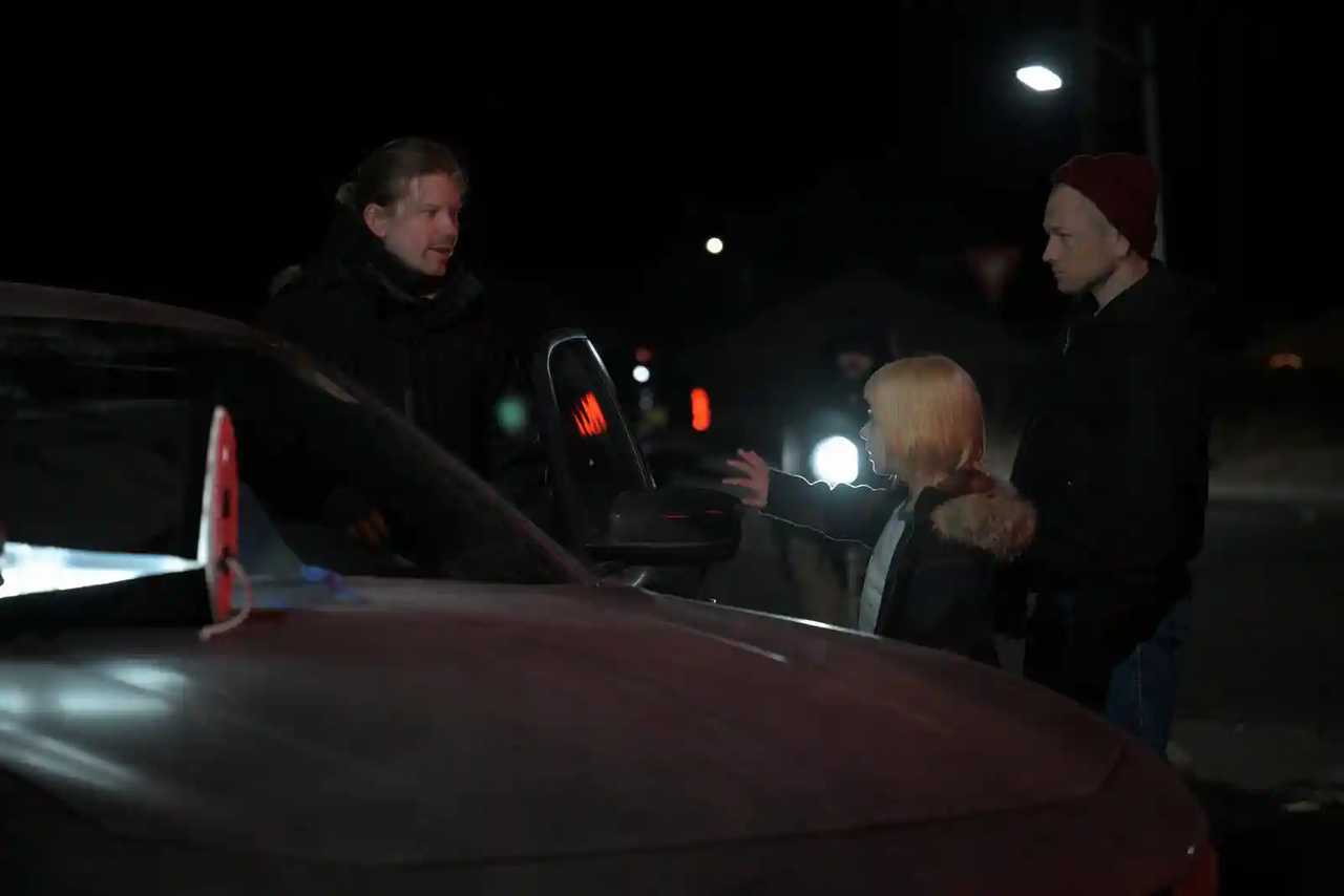 She Rides Shotgun - Taron Egerton, Ana Sophia Heger and Nick Rowland Behind The Scene