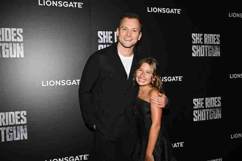 She Rides Shotgun - Taron Egerton and Ana Sophia Heger at NY Premiere